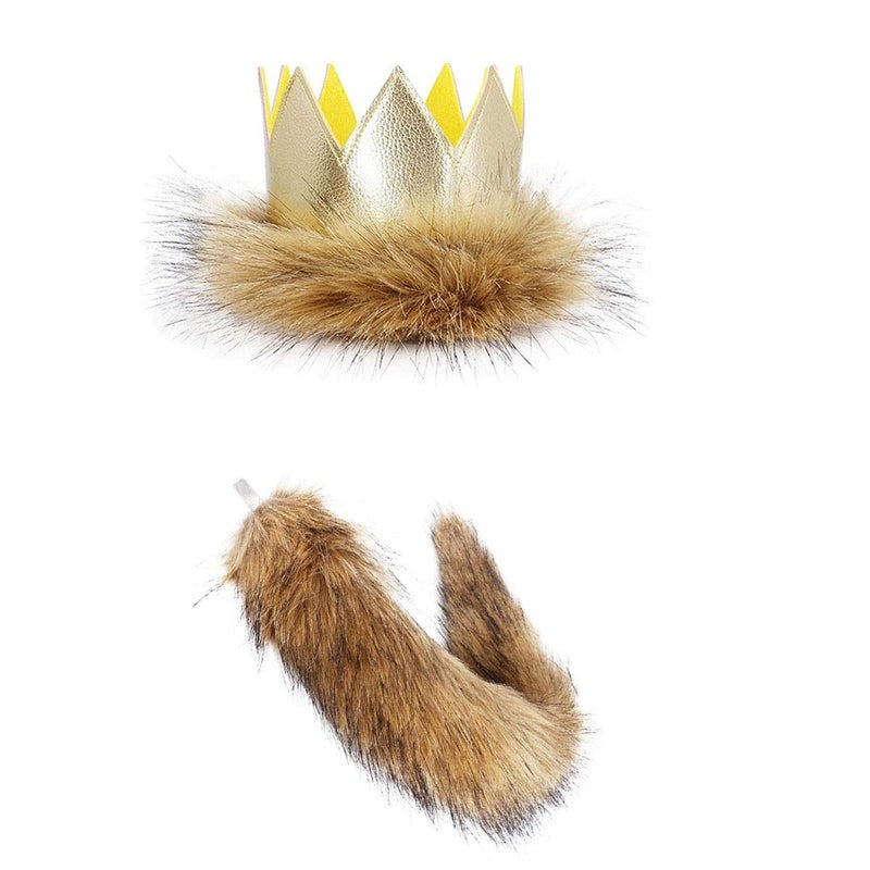 MYRISAM Baby Boys Wild ONE Crown Tail Cake Smash 1st Birthday Outfit Bloomers Suspenders Bowtie Set Baby Shower Costume White - Image 5